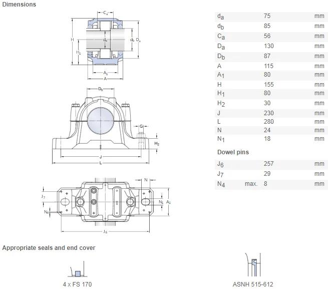 SN Series Plummer Block Bearing Housing SN515 SN 515 Buy SN, 47 OFF