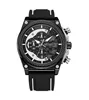 MEGIR-2051 Skeleton Clock Custom Watches Simple Cloth Watches Watches for Men