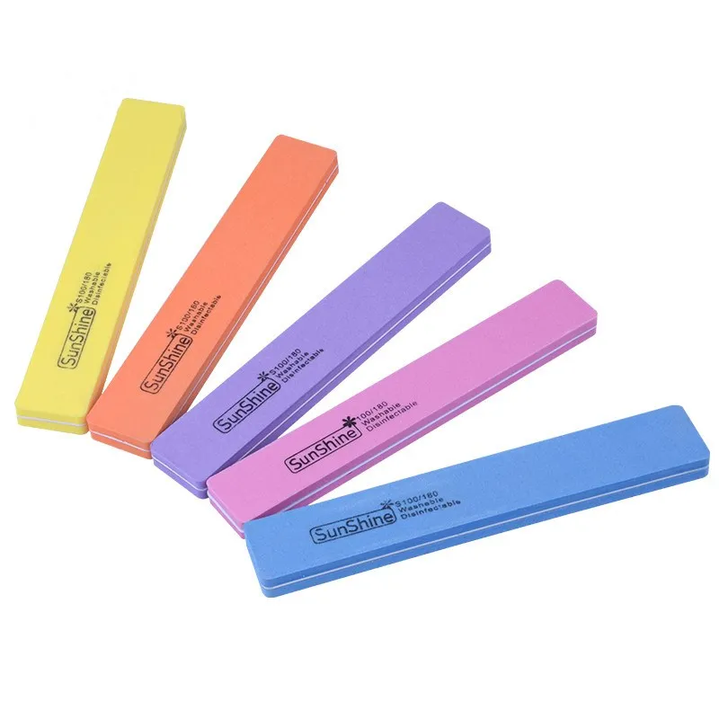 Professional Nail Art Floral Nail File Sand Paper Nail Sponge Files