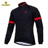 YKYWBIKE clothing manufacturers windproof thermal fleece winter custom cycling jacket