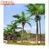 China durable artificial fiberglass evergreen fruit tropical lighted outdoor tree coconut date king palm decorative trees price