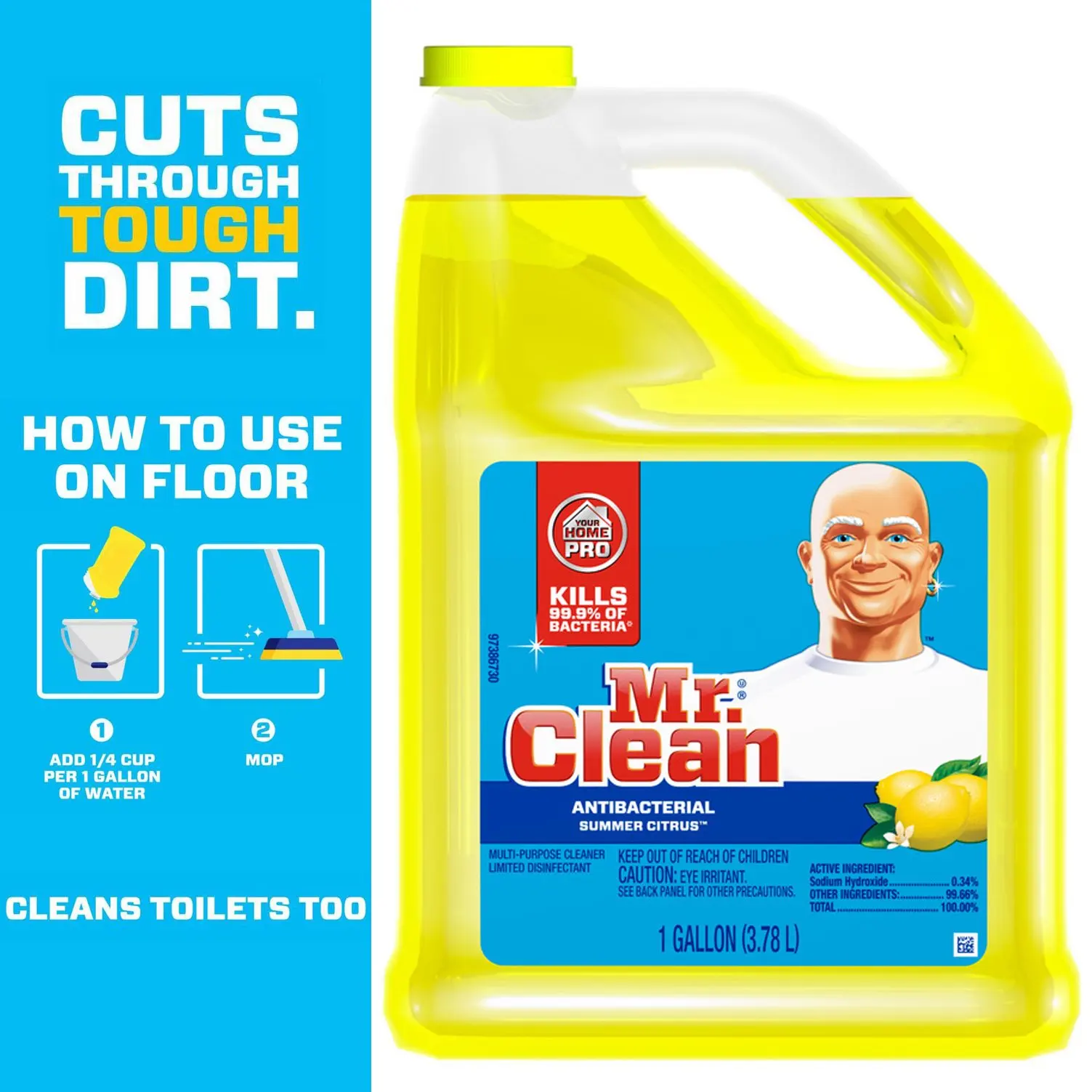 Buy Mr Clean Summer Citrus Antibacterial Multi Purpose