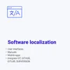 Software and games localization, application translation, linguistic testing