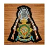 Mariner Bullion wire blazer badge/QUA PATET ORBIS hand embroidered emblem/Army/Navy crest/insignia