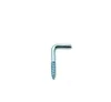 Kitchen Dresser cup hook half thread square hook zinc plated finish, 24mm