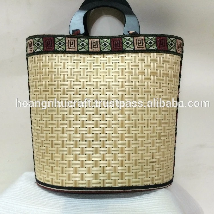 bamboo beach bag