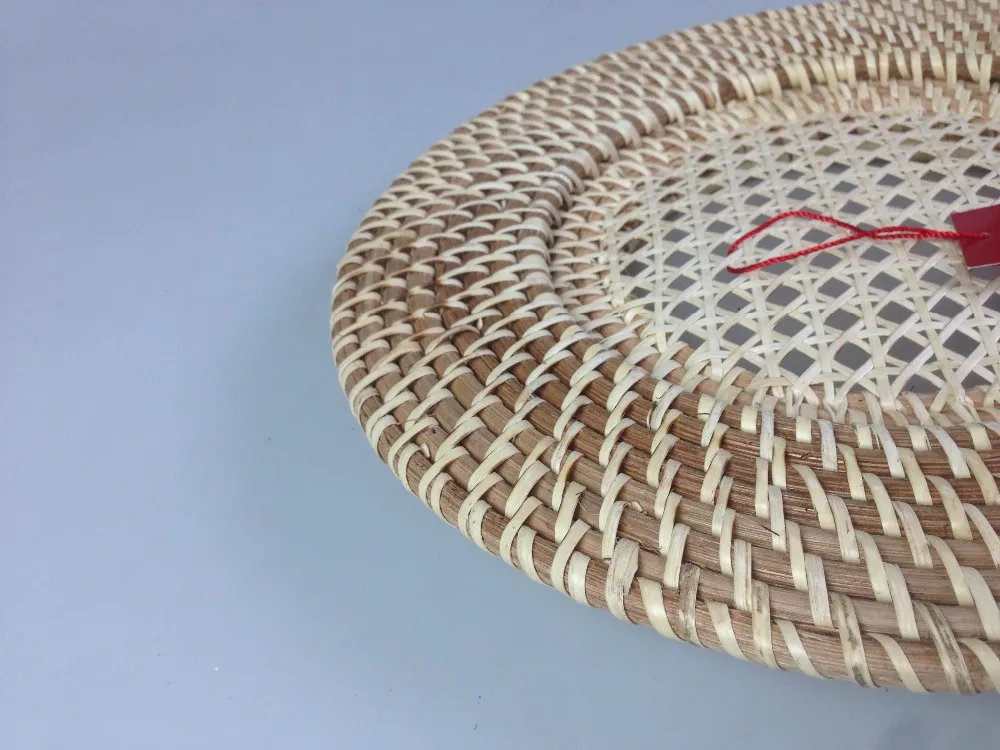 Elegant Decorative Handmade Rattan Charger Plate/ Rattan Place For