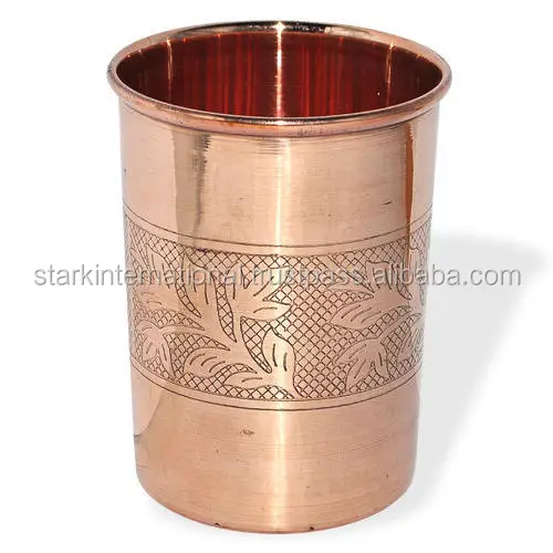 copper water pitcher with handgripe