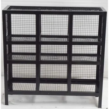 Solid Iron Mesh Industrial Vintage Shoe Rack Buy Lusuh Chic Rak Sepatu Industri Logam Kabinet Industri Furniture Jodhpur Product On Alibaba Com