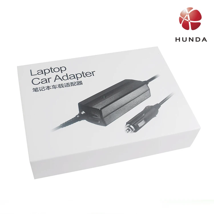 Universal 40w 20v 2a Car Charger Dc Laptop Adapter 2 Usb Port Portable