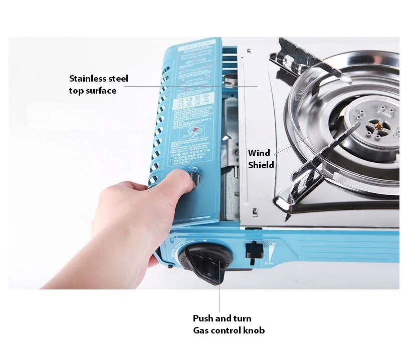 Portable Gas Stove 2 Burner / Indoor & Outdoor Commercial Use / Safety