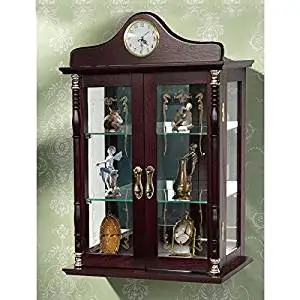 Wall Mounted Curio Cabinet Display Find Get Quotations Wall Mounted Curio Cabinet Gl Display Shelves Lighted Case Corner Oak Furniture Doors Wood Storage
