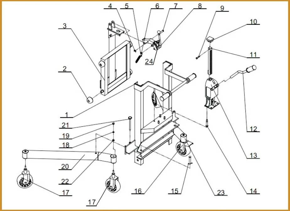 Redline 1500hd otc powertrain lift table