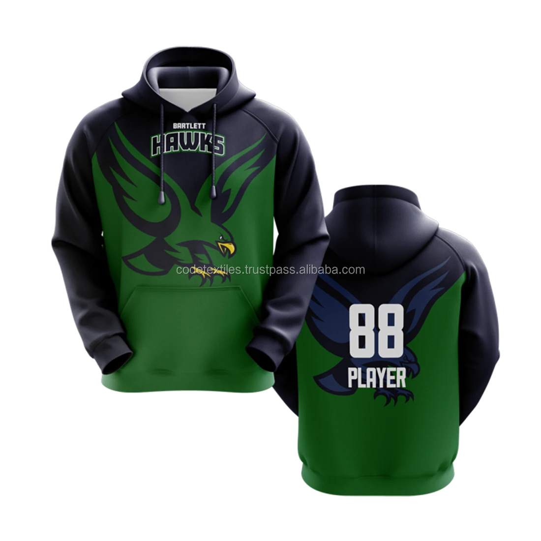 Source Custom Made baseball Team wear Hoodie With Player Name And Number /  Sublimated Baseball hoodies on m.