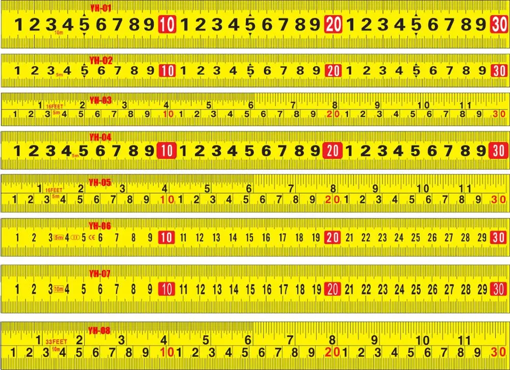 Yh 0.125mm Blade 3m/5m/7.5m Tape Measure Meter Measuring Tape Steel Measure  Tape Made Waterproof Tape Measure - Buy 3m/5m/7.5m Tape Measure,0.125mm  Blade Tape Measure,Waterproof Tape Measure Product on Alibaba.com