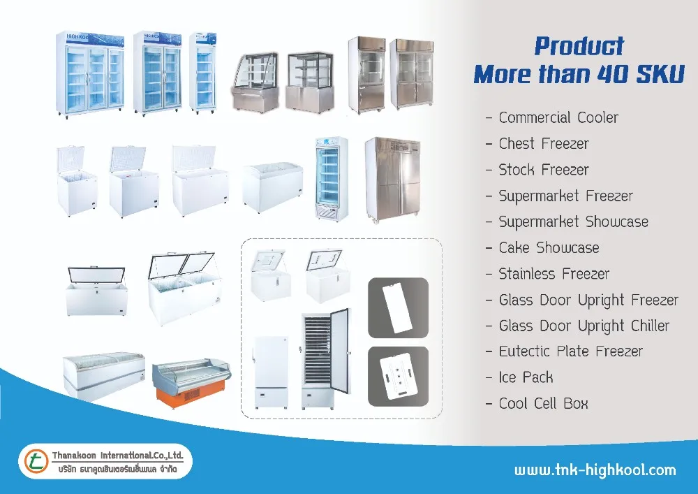 High Performance Set C Commercial Refrigerator For Eutectic Cold Plate