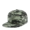 Military Green Camouflage Baseball Cap Military Green Camouflage Cap with Flat Visor 100% Cotton