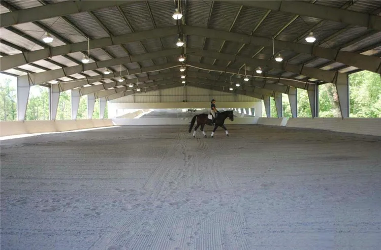 Low Cost Prefab Metal Steel Structure Stable Horse Riding Arena - Buy ...