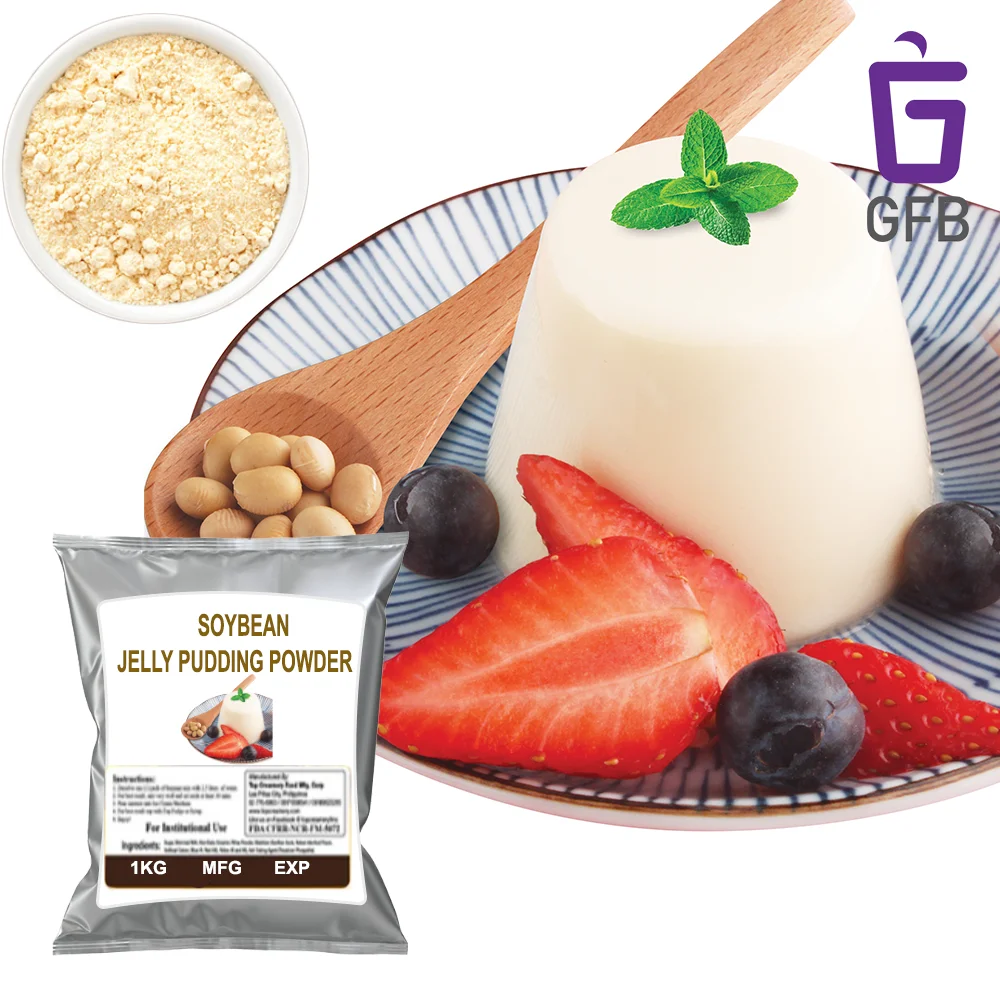 
Organic Soya Jelly Pudding Premix Powder 1kg HALAL (ODM and OEM) 