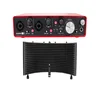Focusrite SCARLETT 2I4 2nd Gen 192kHz Audio Recording Interface+Isolation Shield