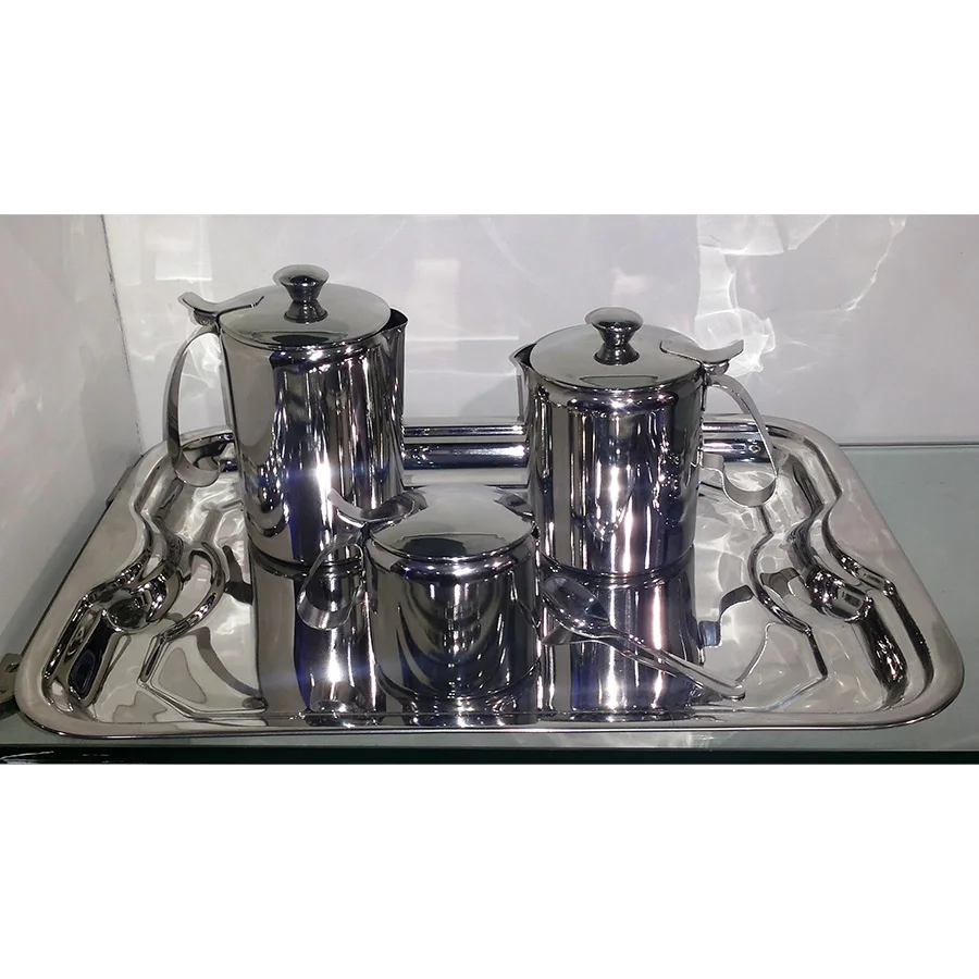 metal tea set