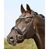 CROWN ENVY ME ROLLED BRIDLE IN BLACK/BLACK MADE WITH ELEMENTS. PONY/FULL