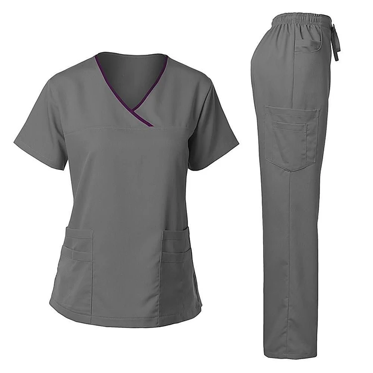 2017 New Design Custom Nurse Scrub Hospital Uniform Set - Buy Nurse ...
