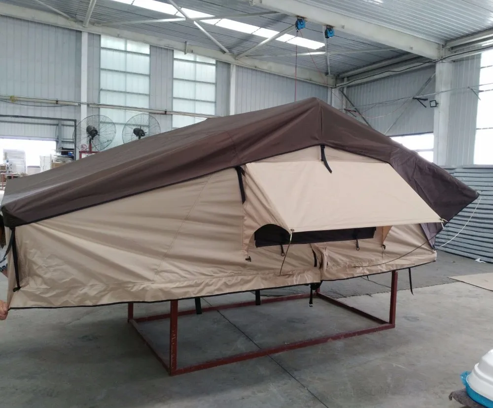 6 Person Adventure Kings Roof Top Tent With Two Ladder And Door Ripstop