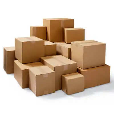 cardboard boxes