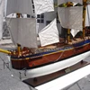 HM BARK ENDEAVOUR PAINTED XL WOODEN MODEL SHIP - HISTORICAL WOODEN SHIP MODEL