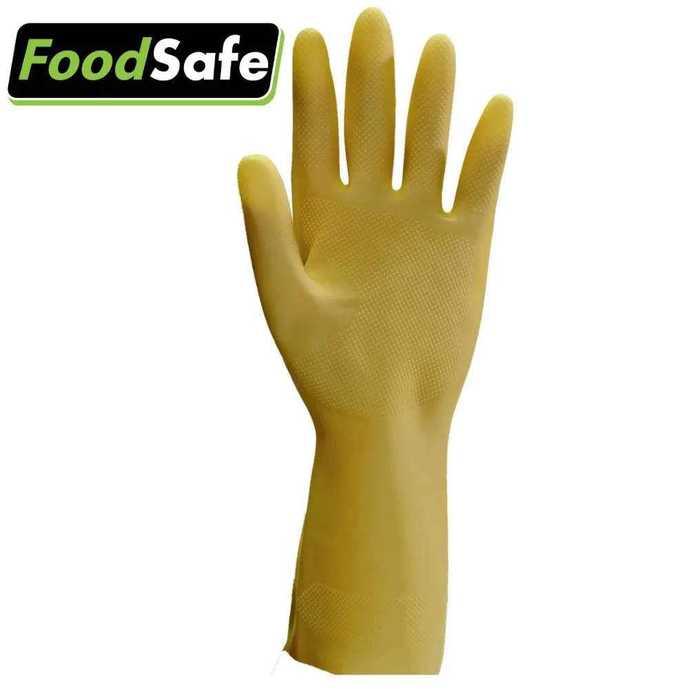 Latex Rubber Hand Gloves For Food Service Industry Buy Latex Gloves