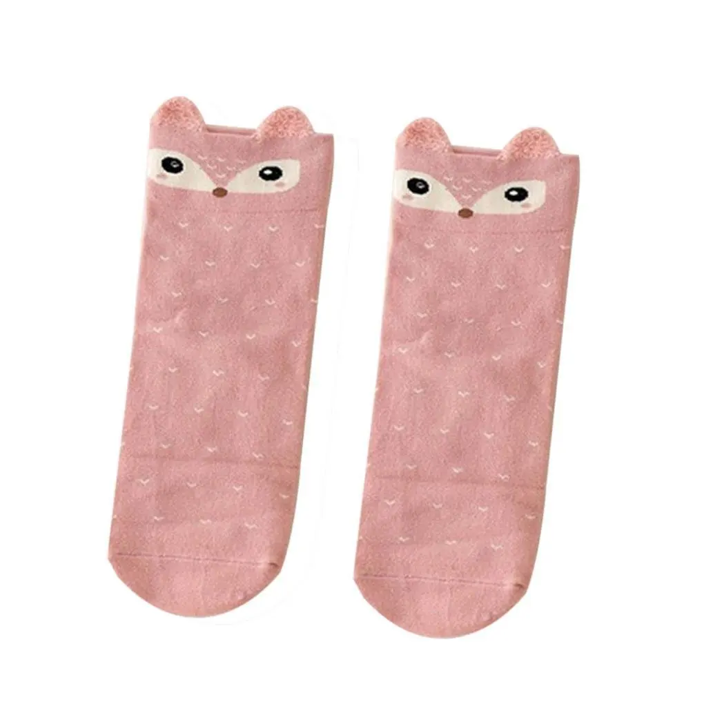 Coohole Cute Lovely Cartoon Animal Zoo Women Socks Ladies Girls Cotton Warm Soft Sock Sox