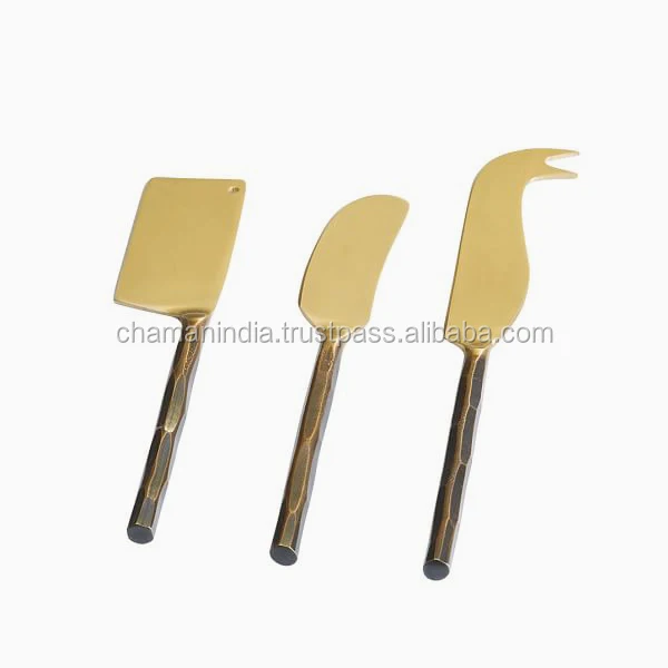 Rose Gold Cheese Knives Set Material Stainless Steel Buy Rose Gold