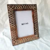 Wooden Cane Decorative Rectangle Photo Frame