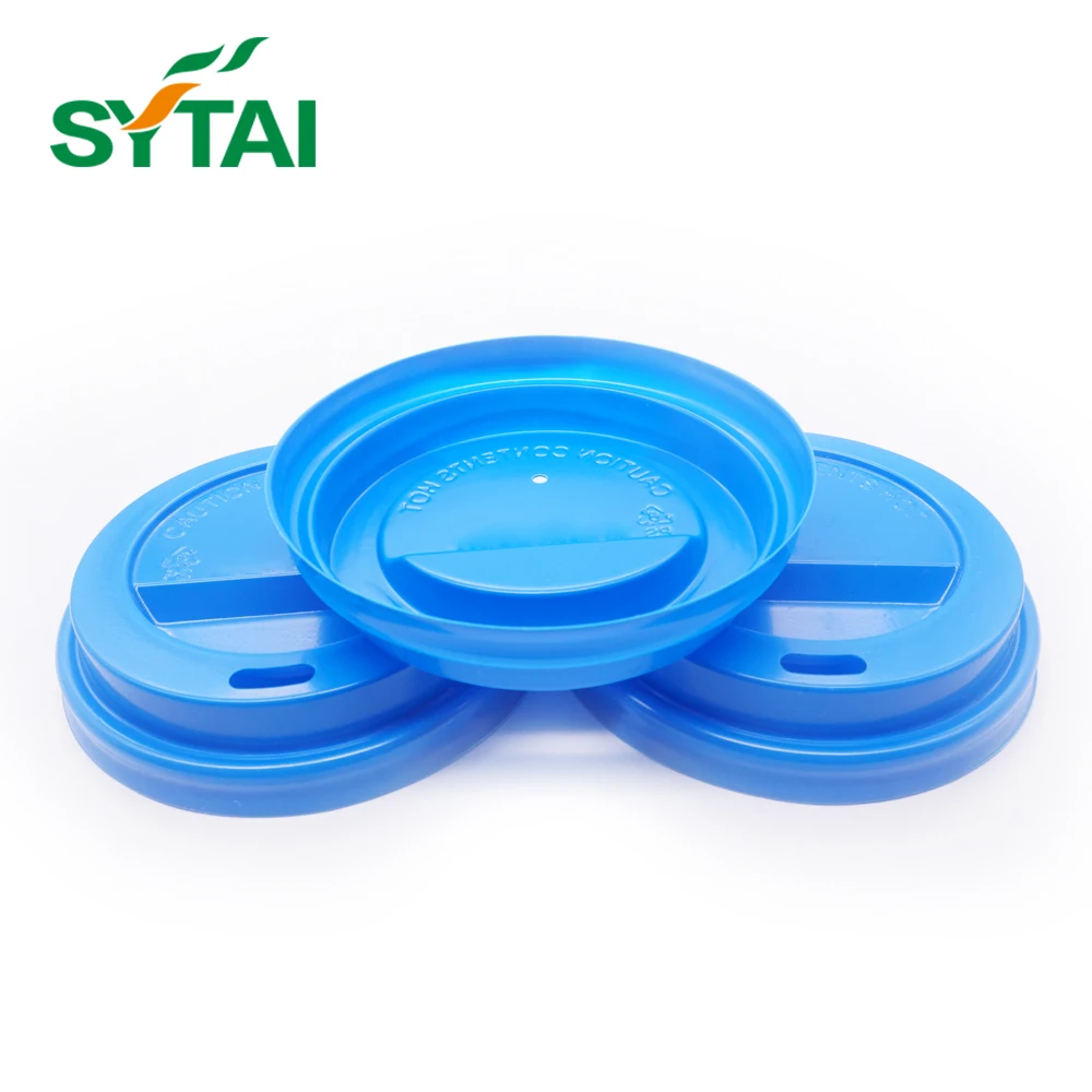 High Quality Blue Plastic Coffee Cup Lid For Hot Drinking Buy High