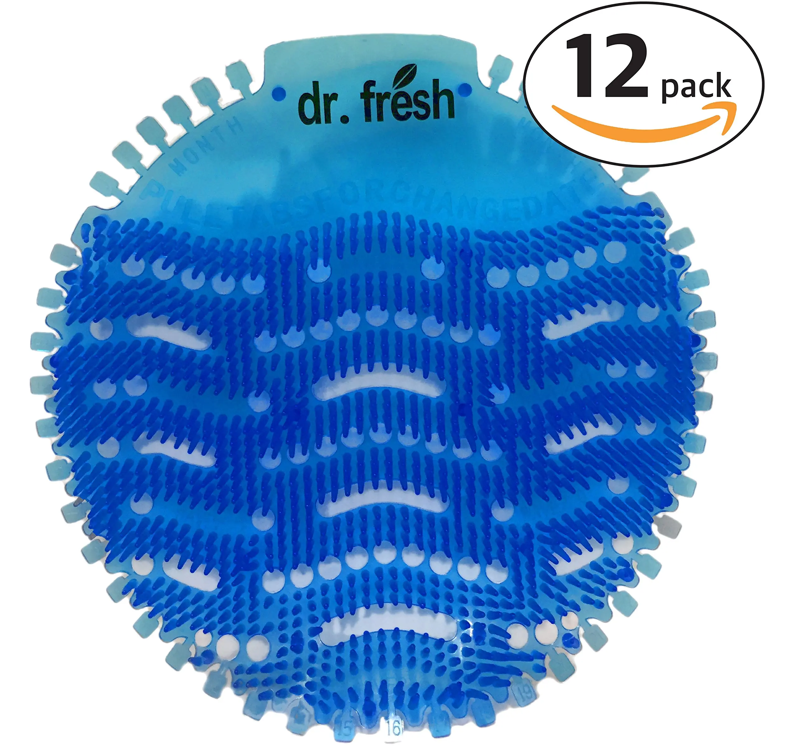 Diversey Power Screen 30 Day Premium Anti-Splash Urinal Screen and Deodorizer Fits Most Top Urinal Brands 8 x 7 Green//Apple 10 Pack