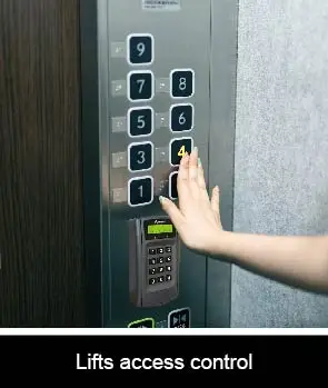 Lifts access control