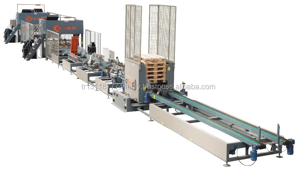 Wood Pallet Production Line Automatic Double Side Pallet Nailing