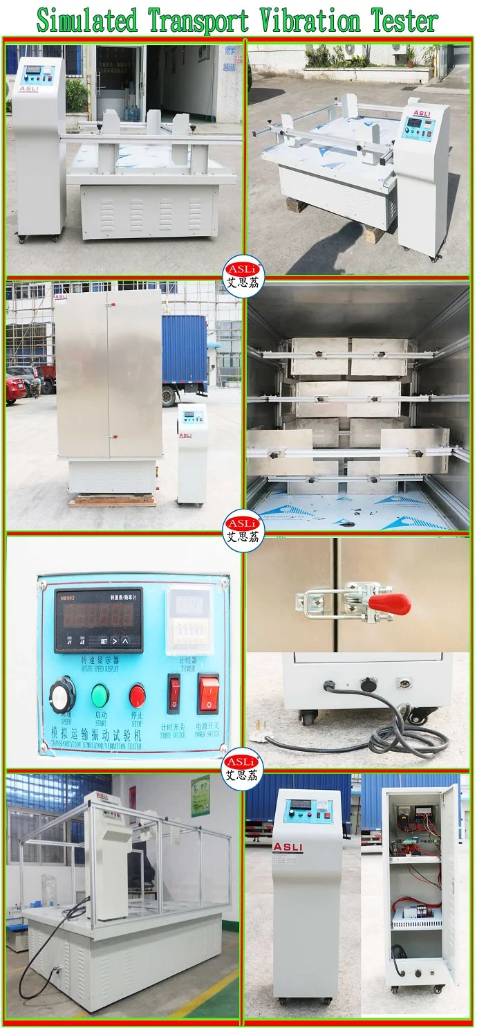 ASTM Standard Reciprocating Type Simulated Transport Vibration Tester