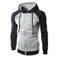Men's Solid Color Zip Up Hoodie Classic Winter hoodies