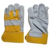 Working labor gloves for construction gloves reasonable price yellow labor working gloves with cotton back knit cuff
