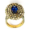 Victorian Ring Studded With Single Cut & Rose Cut Diamonds