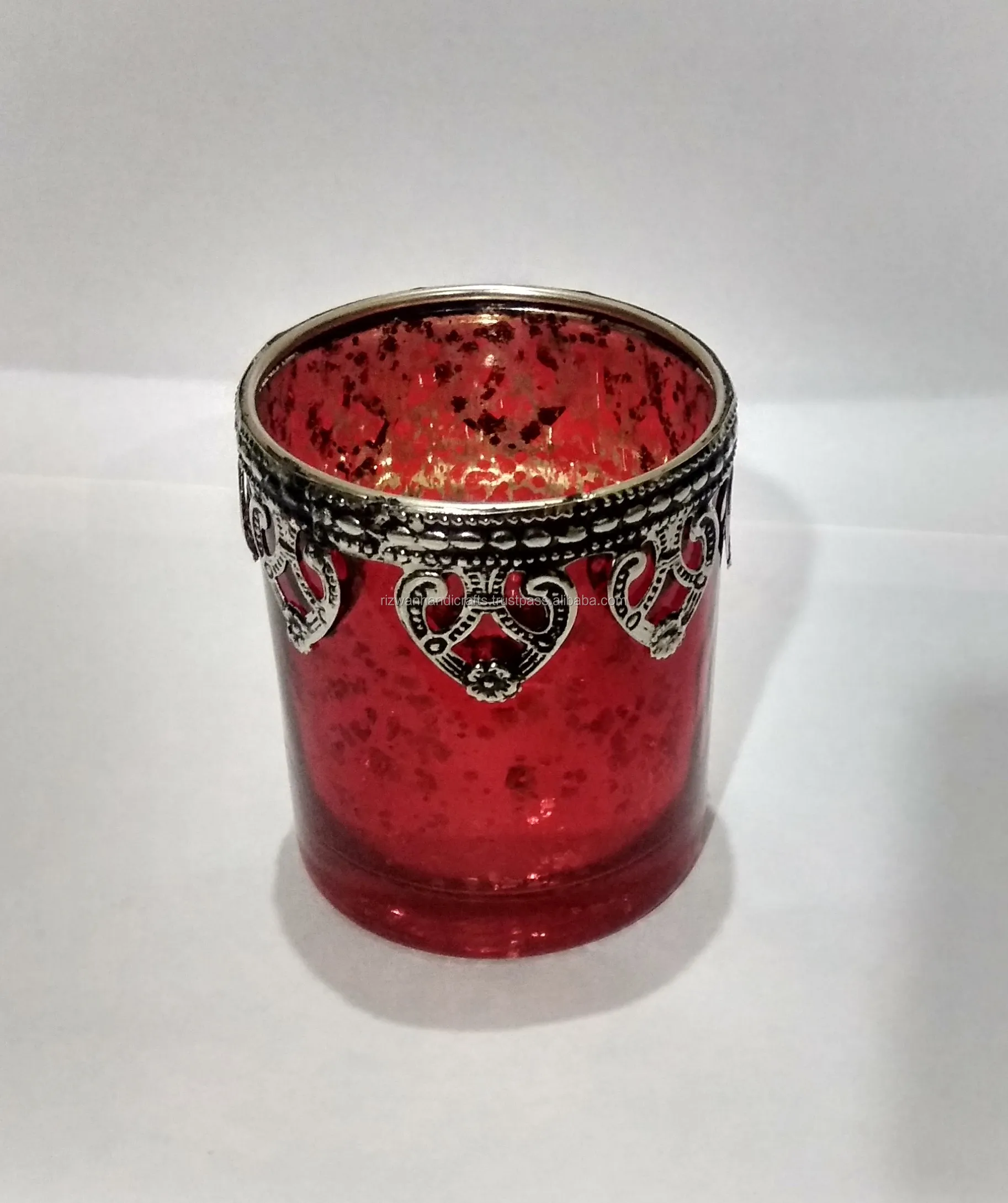 Metal And Glass Decorative Candle Jar. Buy Glass Candle Jars With