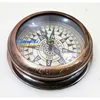 Nautical Brass Pocket Compass, Open Face Compass