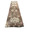 Turkish Runner Rug, Vintage Brown Runner , hallway Runner Rug Size ; 13'.4"x2'.9" feet 409 x 89 cm