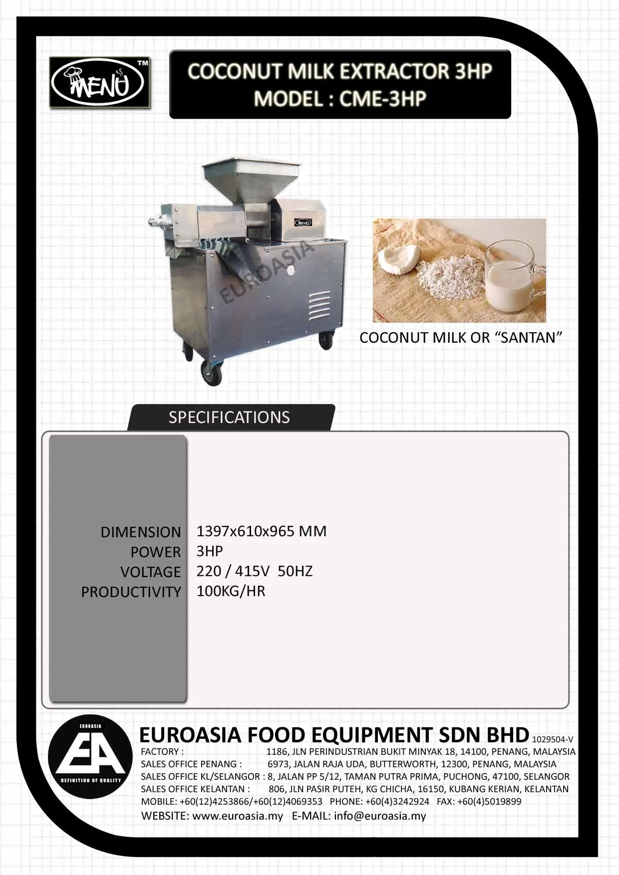 Coconut Milk Extractor 2hp / 3hp Buy Coconut Milk Machine,Coconut
