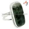 True Love Gemstone Ocean Jasper 925 Sterling Silver Ring, Bezel Setting Silver Jewelry, Wholesale Silver Jewelry