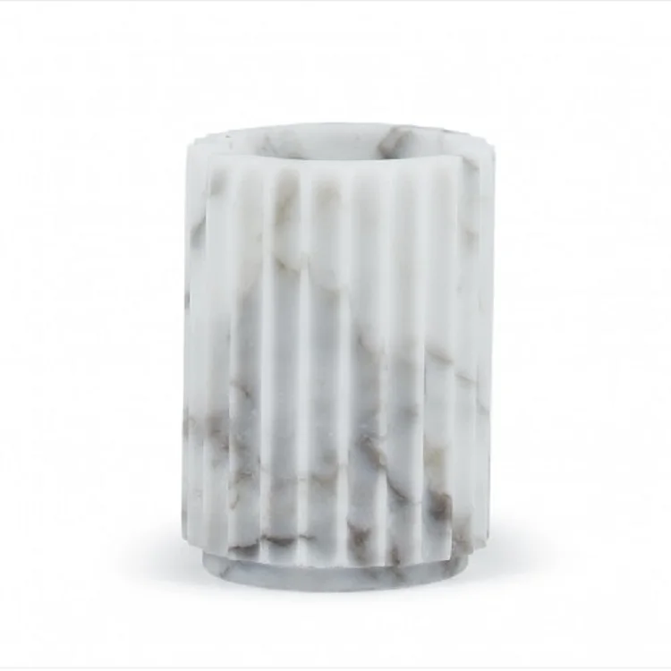 Ceramic Marble Hotel Bathroom Accessories Set With soap Dispenser