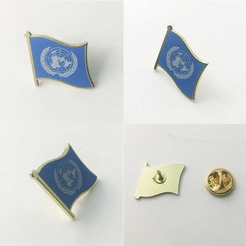 Select Gifts United Nations Flag Engraved Personalised Tie Clip 