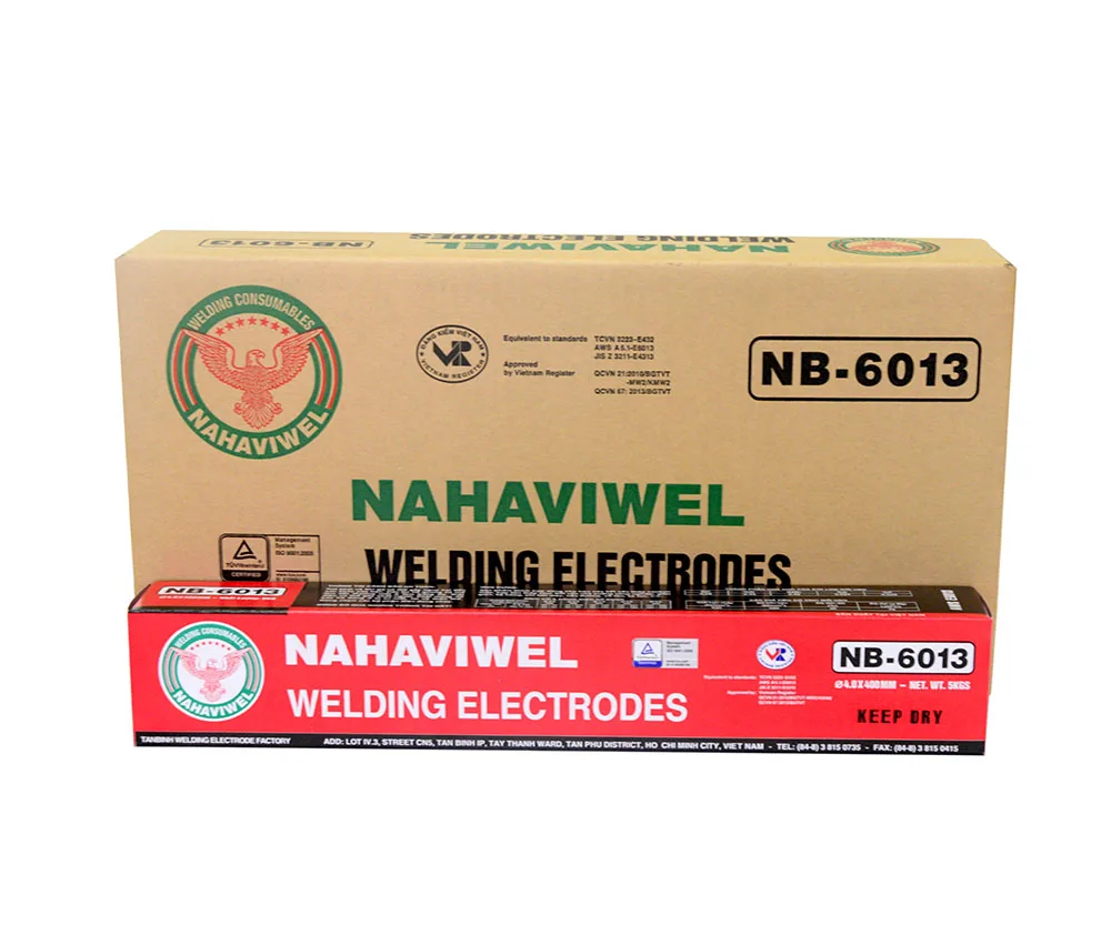 
LESS SMOKE, SMOOTH WELDING AWS E6013 MILD STEEL WELDING ELECTRODE 